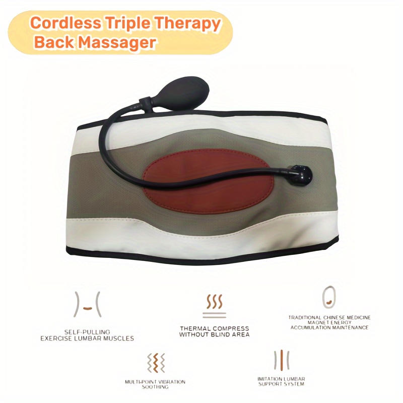 The Cordless Triple Therapy Back Massager