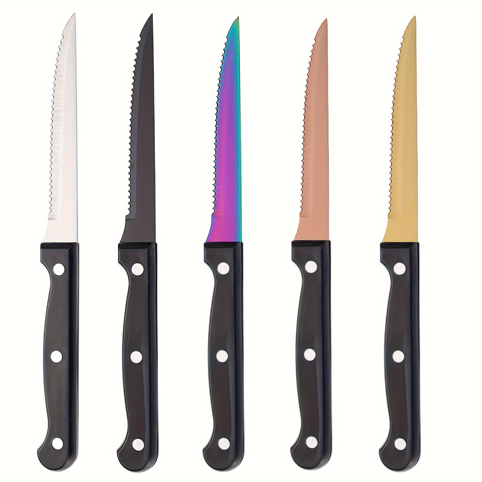Steak Knives Premium Stainless Steel Steak Knives Set - Temu