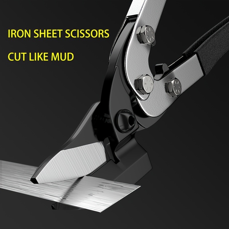 Iron Sheet Scissors Industrial Stainless Steel Light Steel - Temu