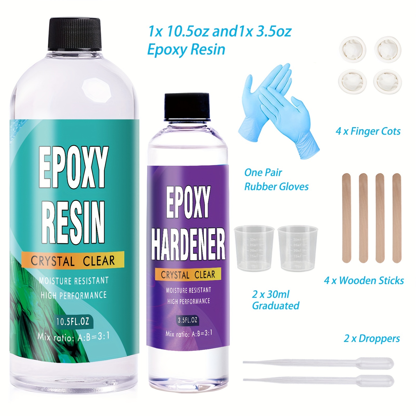 Clear Art Resin Epoxy Table Molds Epoxy Resin For Jewelry Making