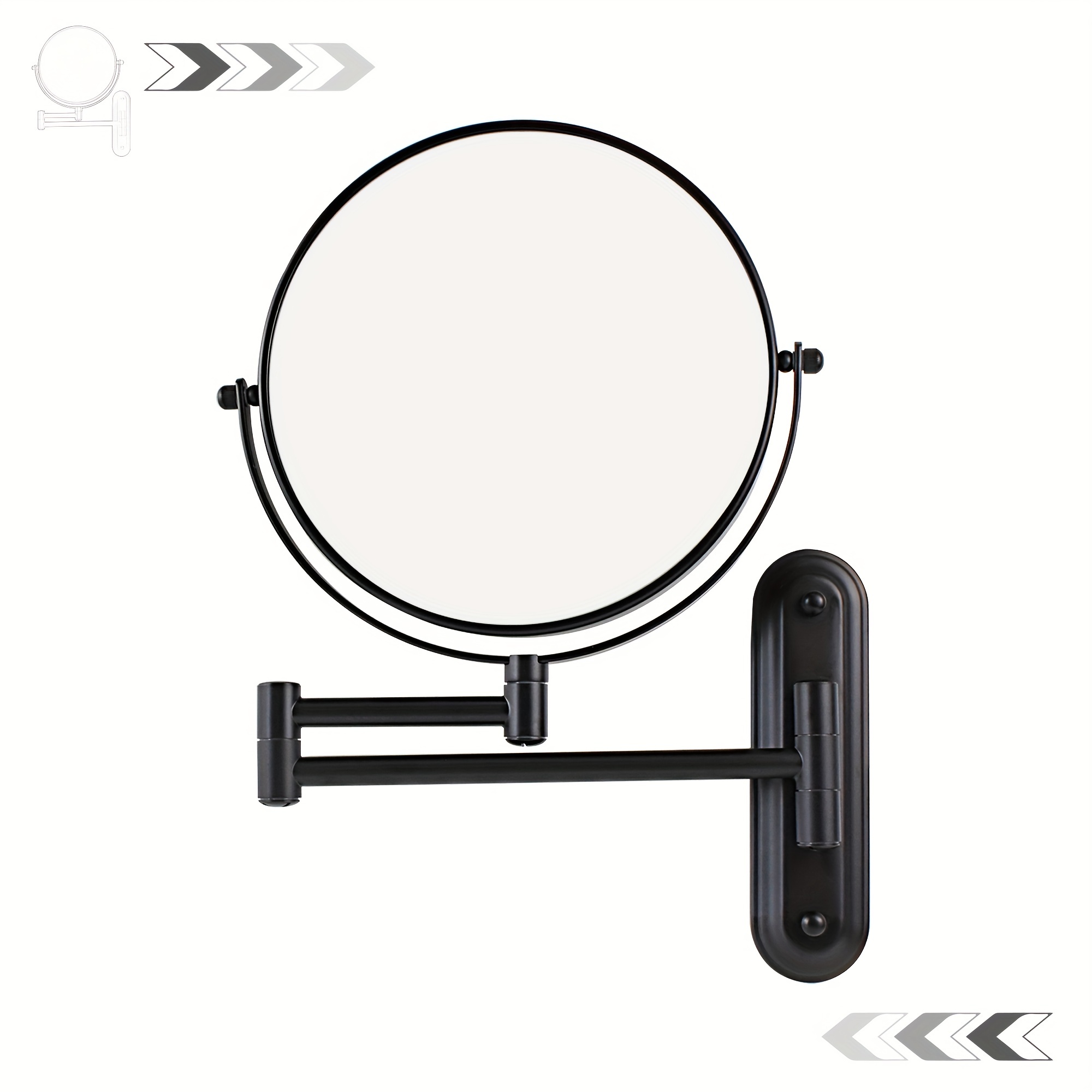 Espejo Maquillaje Montado En Pared 1x/10x Espejo Aumento - Temu