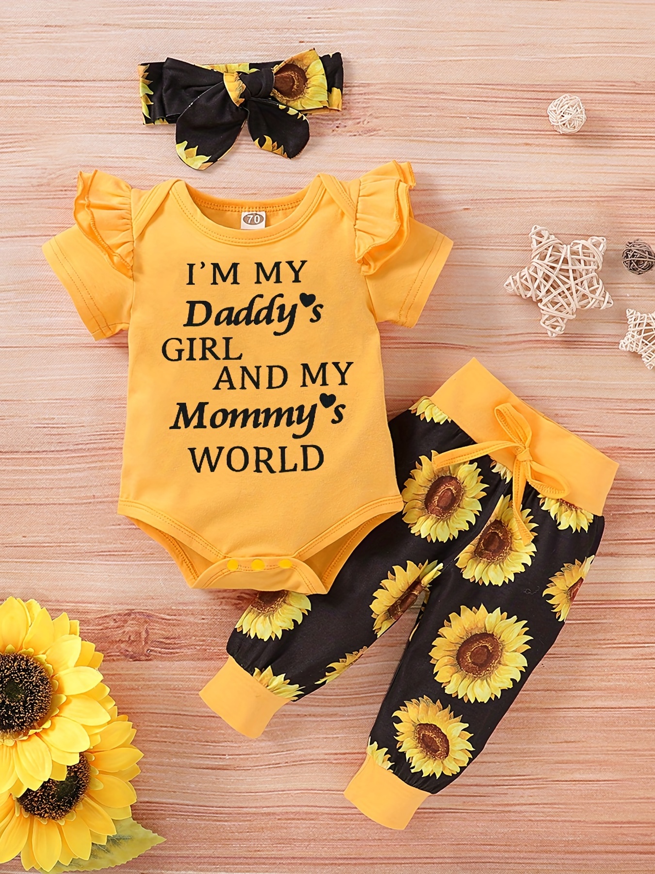 Little miss sassy store pants sunflower outfit