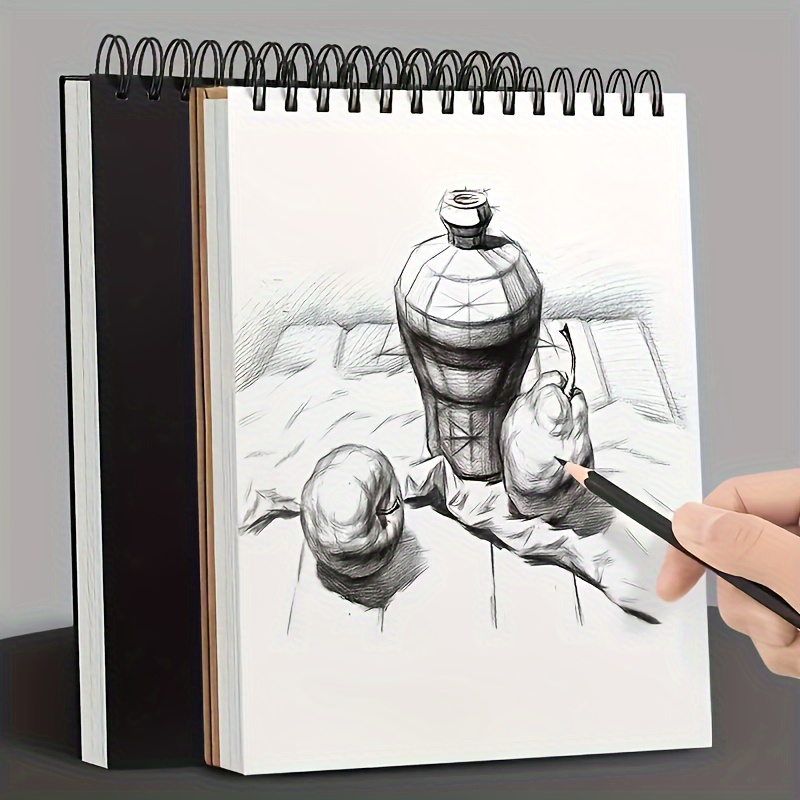Sketchbook A4 (98lbs ) Spiral Binding Artist Sketch Pad - Temu