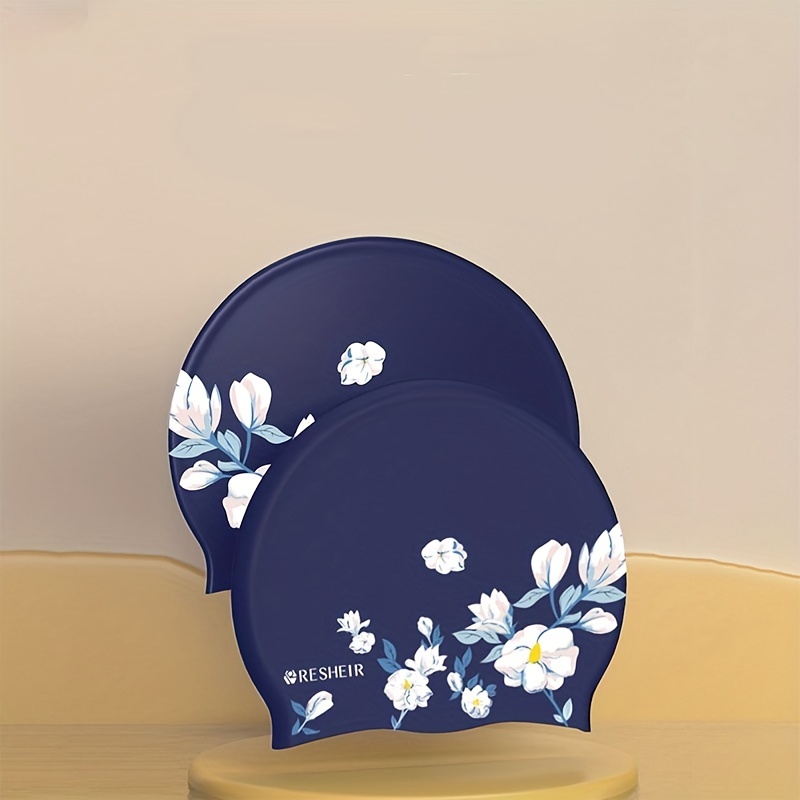 Aegend - Gorros de natación para cabello largo (2 unidades), gorras de  natación de silicona duradera para mujeres, hombres, adultos, jóvenes,  niños