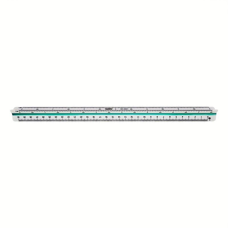 30cm Triangular Triangle Metric Scale Measure Ruler For Engineer Architect