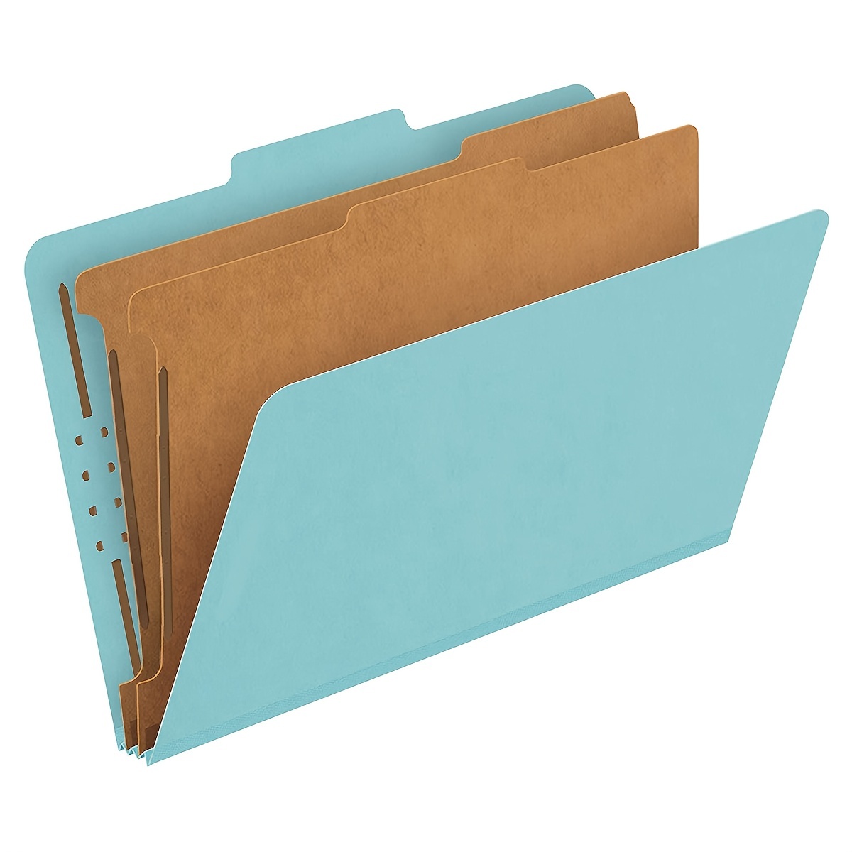 1pc Classification Folder, 2 Dividers, 2" Embedded, Pressboard
