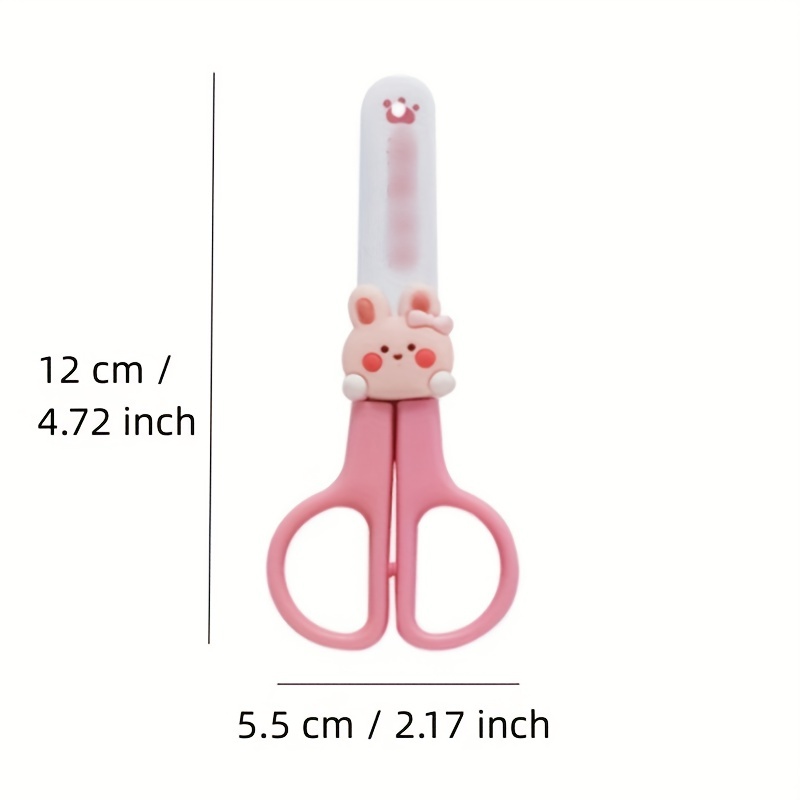 Candy Color Safety Scissors for Kids Paper Cutter Hand Making Tool