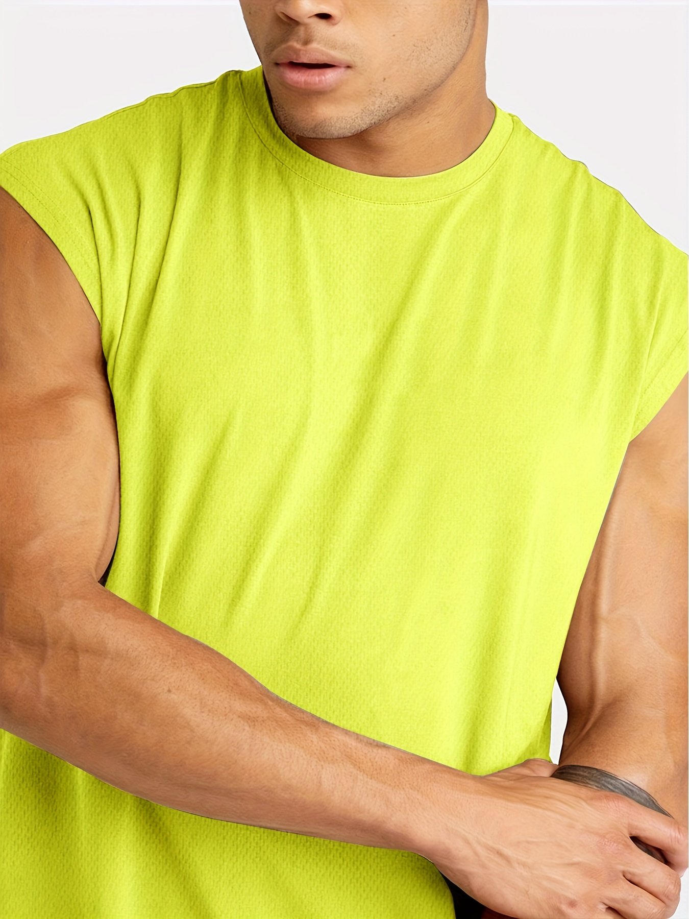 Slim Fit Solid Men's Fitness T Shirt - Men's Fitness Apparel