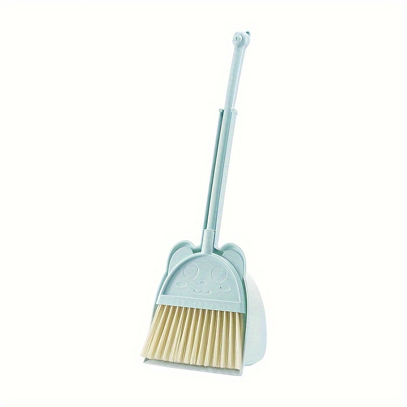 Cute Cartoon Mop + Broom And Dustpan Set/ Only Mop Mini - Temu