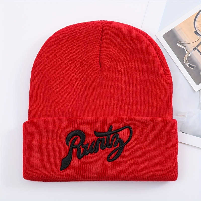 Embroidered Cold Hat American Style Warm Ear Protect