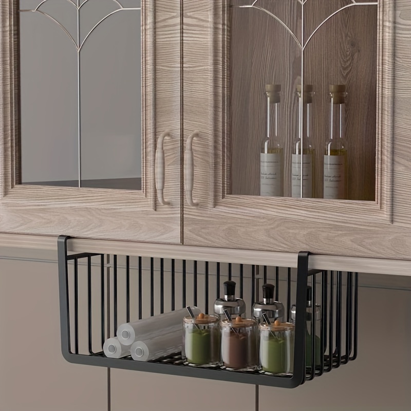 1pc Kitchen Hanging Storage Basket, Multi-functional Bathroom