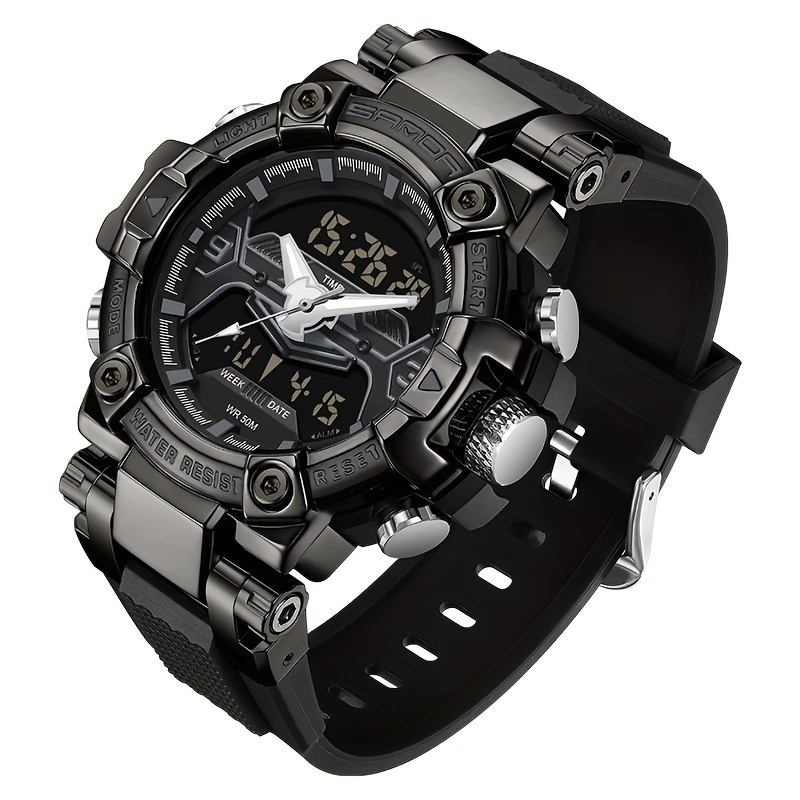 

Men's Sports Watches, G-style Digital Waterproof Large Dial Led Quartz Sport Watch, Men's Accessories