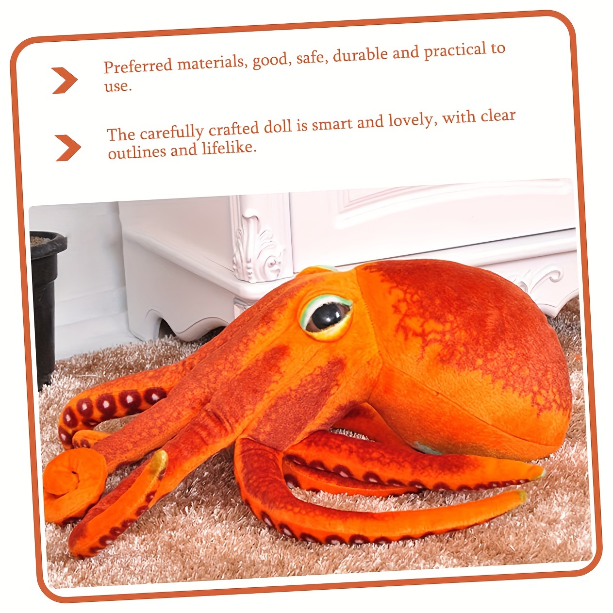 Giant Pacific Octopus Throw Pillow