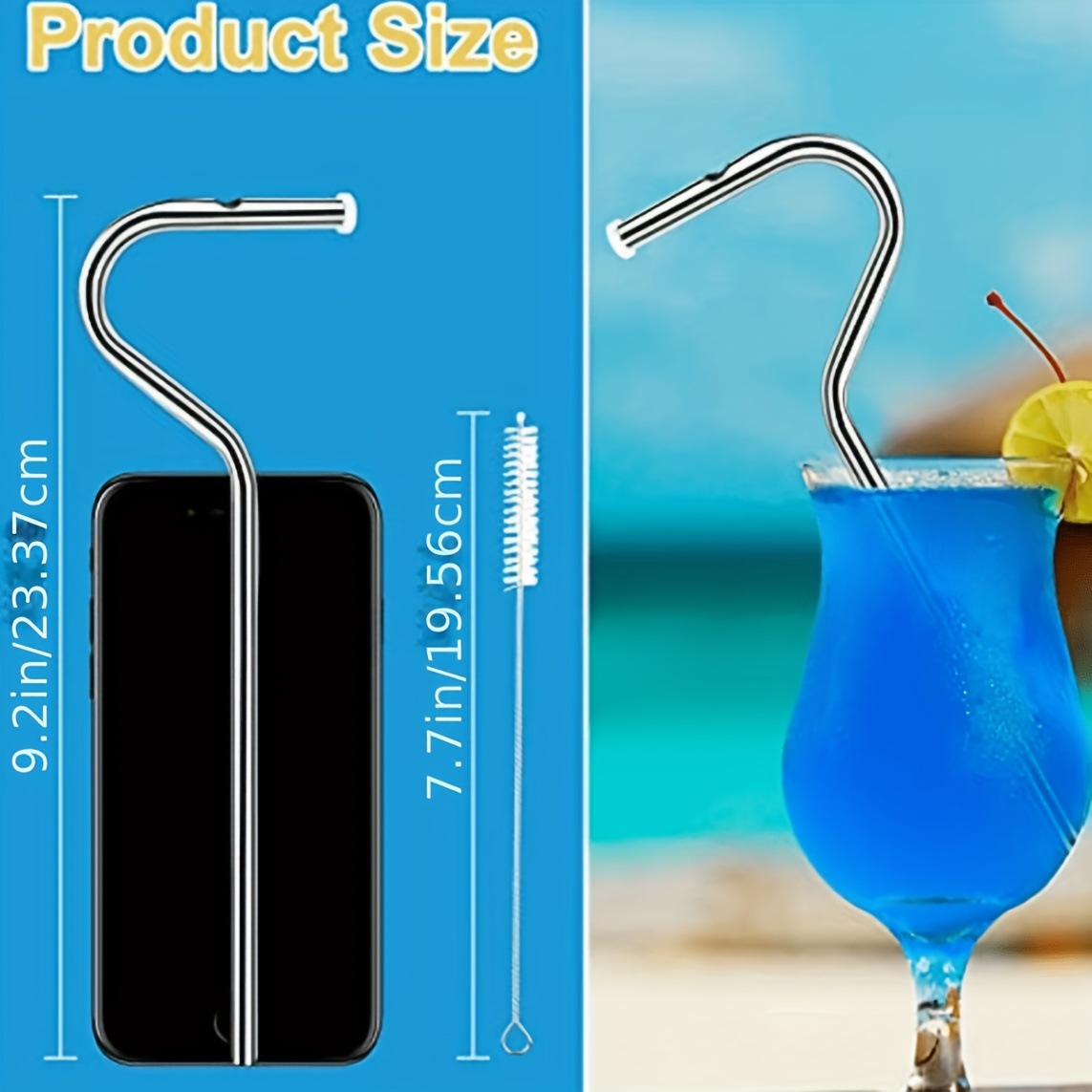  Anti Wrinkle Straw, Reusable Anti Wrinkle Drinking Straw Glass  Straw, Lip Straw for Wrinkles, Set of 2 Anti Lip Wrinkle Straw and 1 brush  : Home & Kitchen