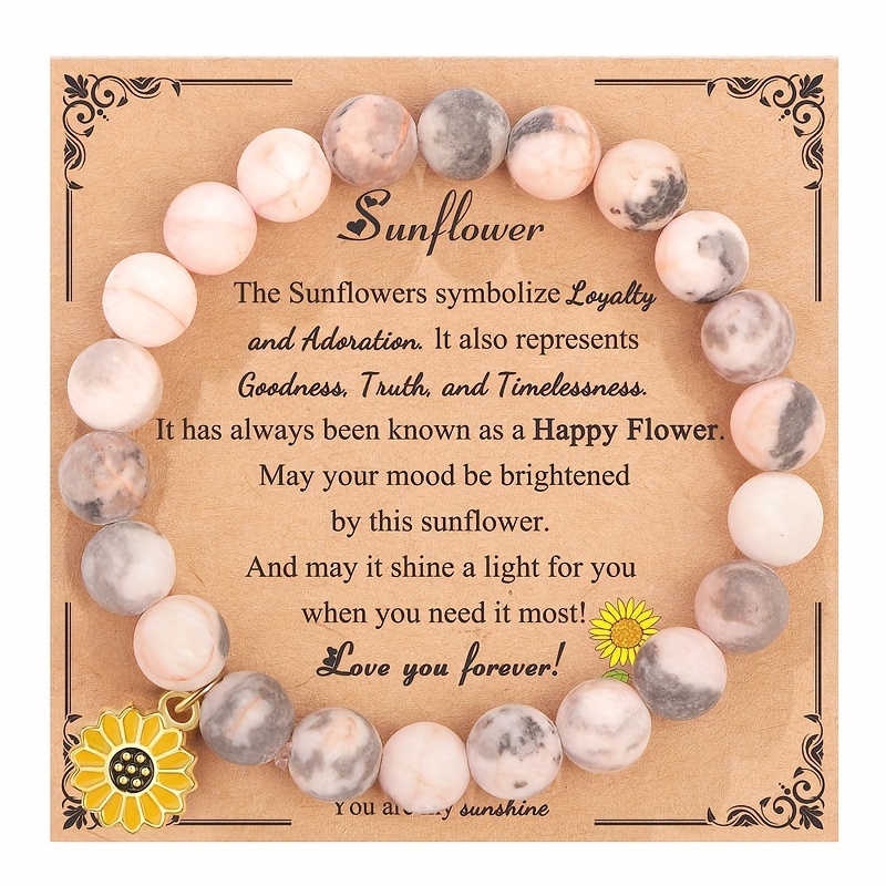 Sunflower jewels i love you clearance bracelet