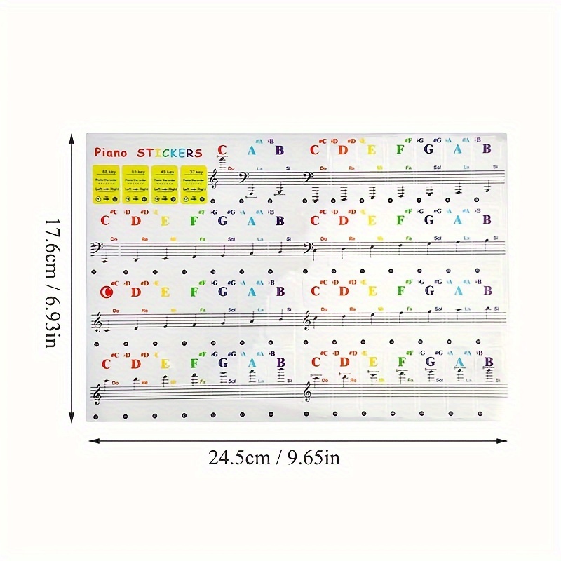 Прозорі наклейки на клавіатуру піаніноПрозорі наклейки на клавіатуру піаніно  