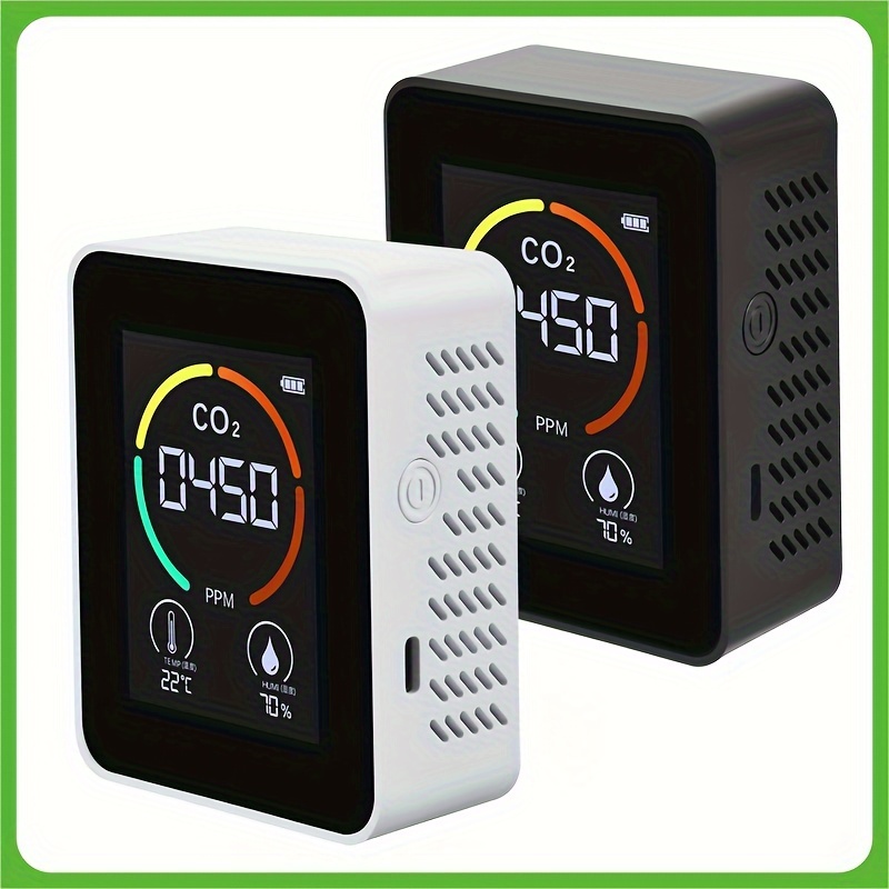 New Five in one Co2 Detector Portable Voc Co2 Pm - Temu