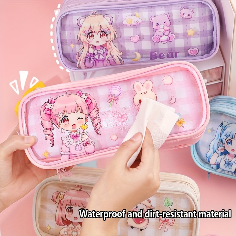 Wholesale Kawaii Stationery Pencil Case With Large Capacity