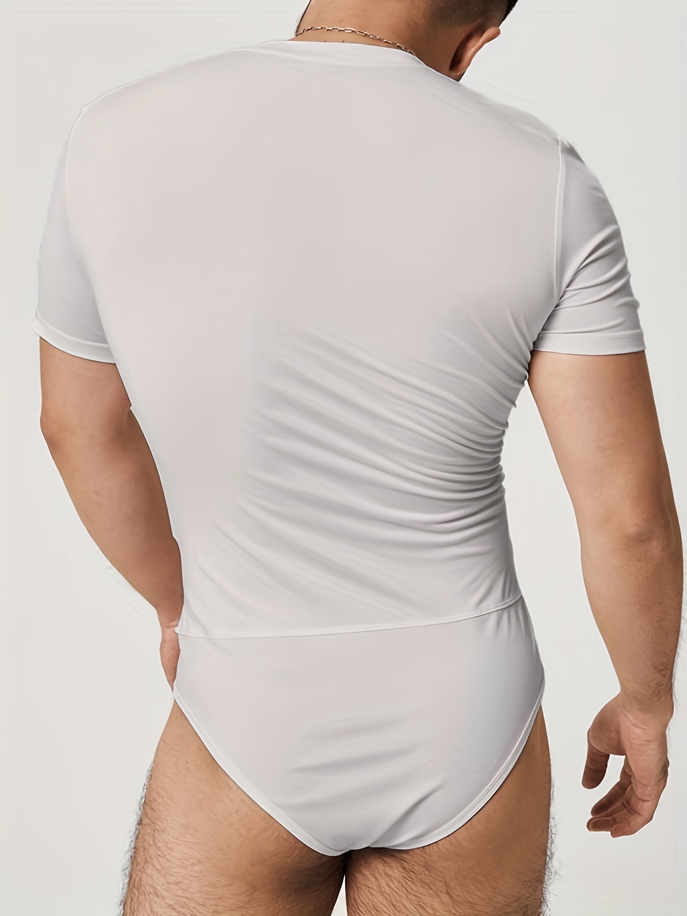 Incerun Men Zip Muscle Slim Fit Bodysuit Leotard Casual - Temu United  Kingdom