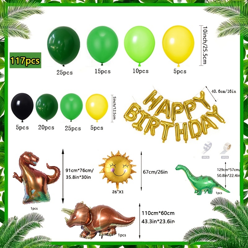 Globos De Dinosaurios - Temu