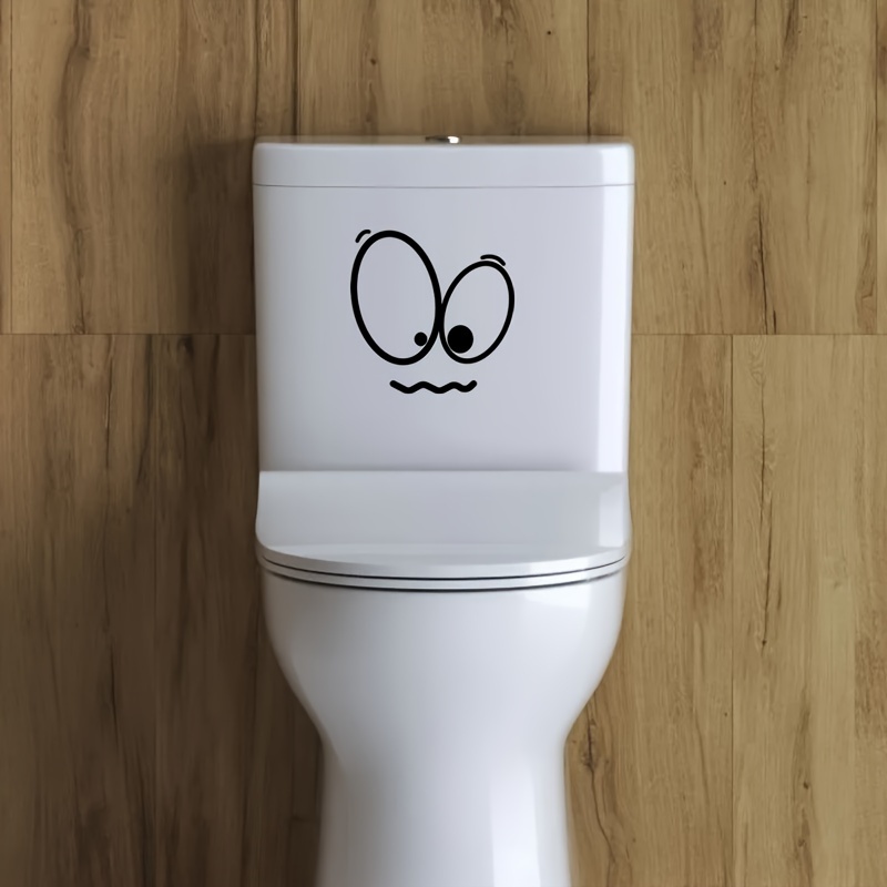 Calcomanía de vinilo para pared, juego de Flush The Toilet and Close The  Lid - de 7 a 8 pulgadas cada una - Adhesivo decorativo moderno y divertido