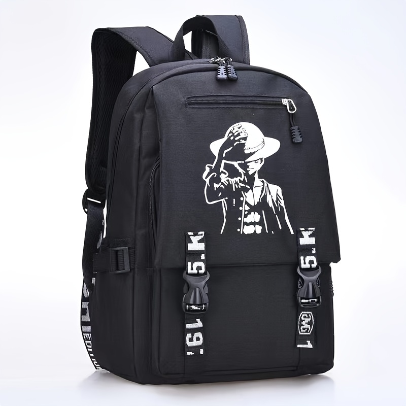 1pc Backpack Korean Version Trendy Large-capacity Junior High School  Student Schoolbag Men's Waterproof Casual Sports Travel Bag Student Backpack