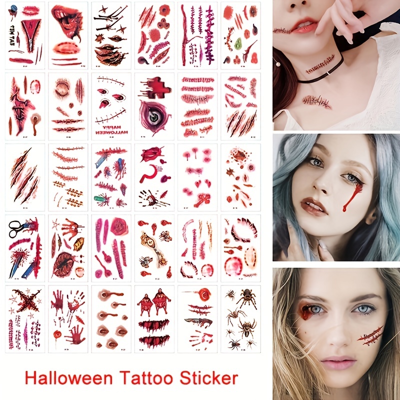 Scar Wax Kit | Fake Blood Gel Making Artificial Scar | Joker Face Paint,  Sfx Vampire Makeup Special Effect Makeup Kit For Halloween Theme Dress Up  Par