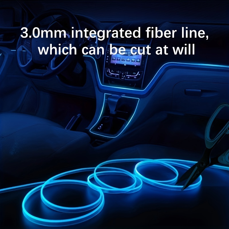 HConce Tira de luces LED para puerta de coche, 2 luces LED de 3.9 ft, 144  luces LED para interiores de puerta de coche, utilizadas para iluminación