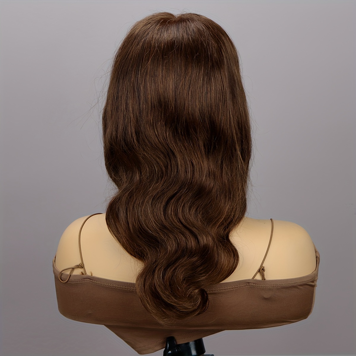 13x4 Chocolate Brown Body Wave Lace Front Wig Hd Transparent - Temu