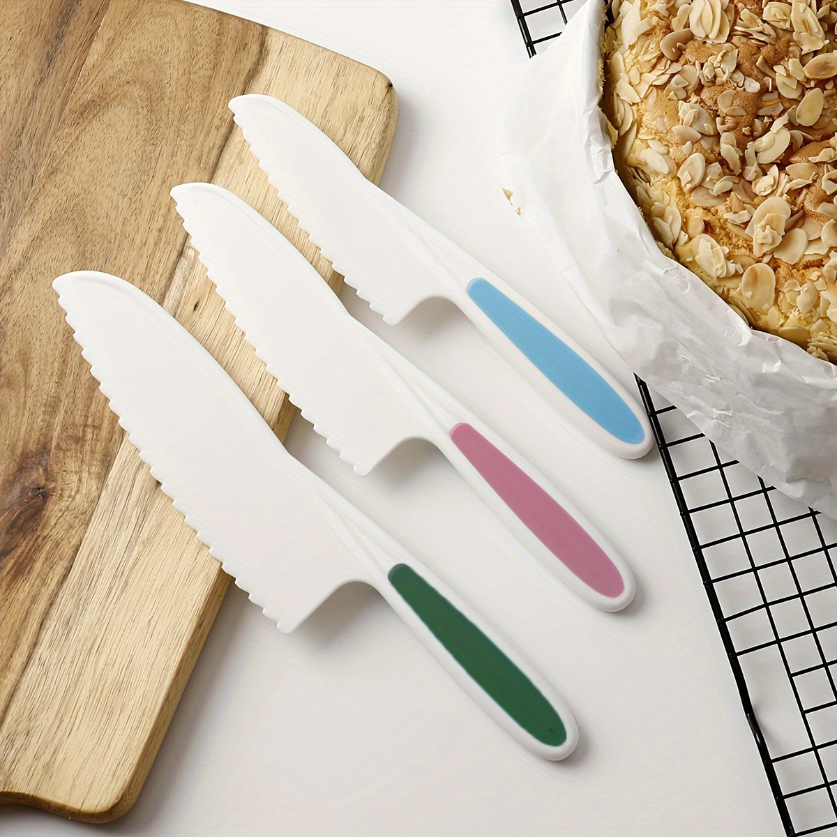 Children Safe Kitchen Knife Set Knives Real Cooking - Temu