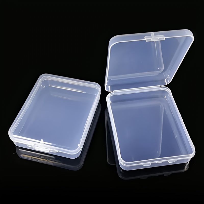 Dustproof Moisture Resistant Clear Square Plastic Packaging Box