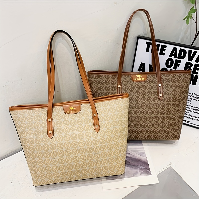 Brown Printed Ladies Fashion Bags