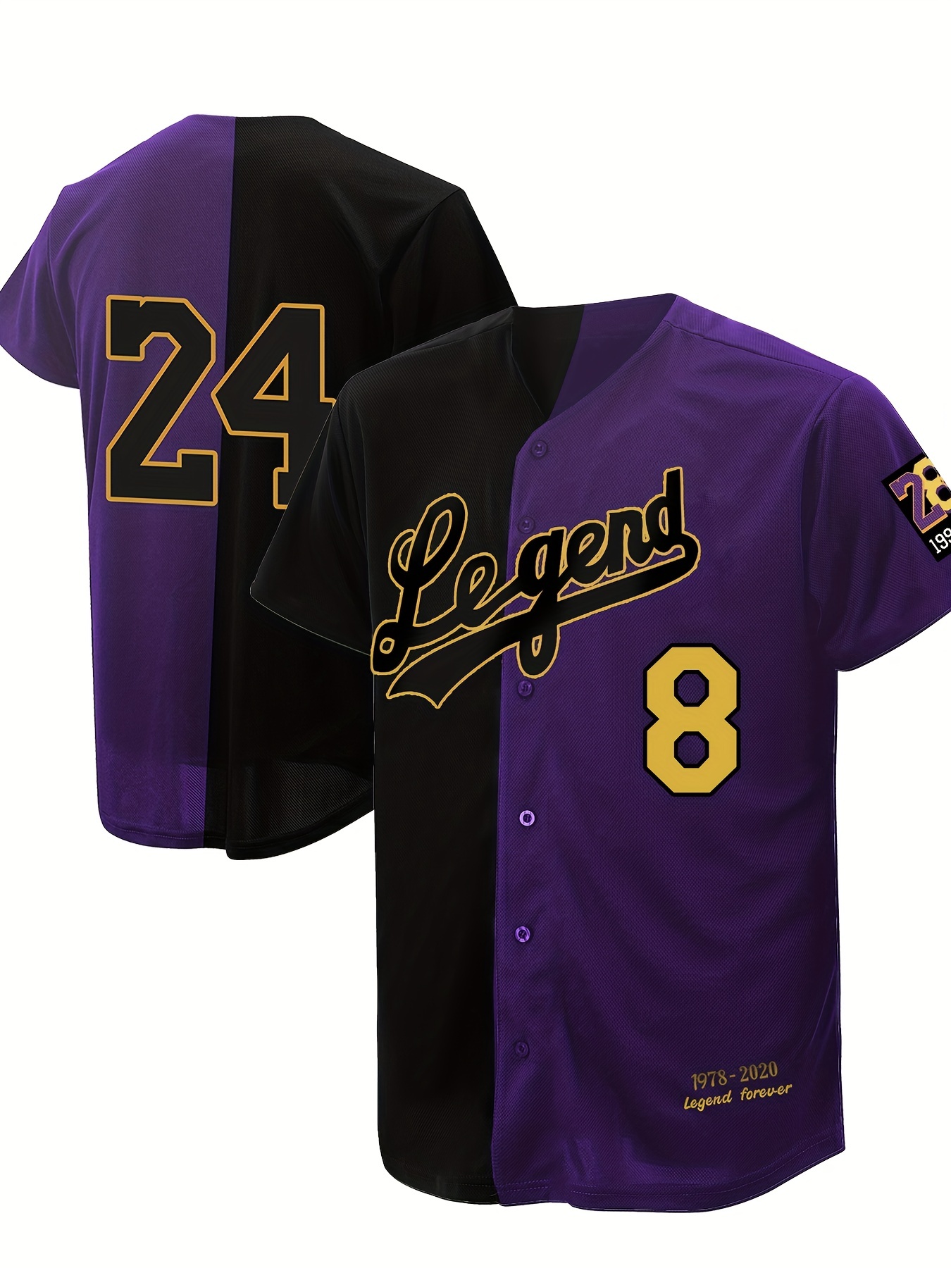 Shirts, Dodgers Purple And Gold Jersey
