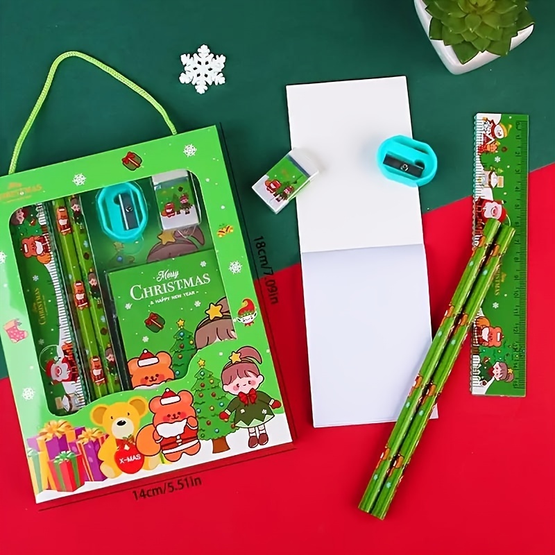 Christmas Halloween Portable Stationery Gift Box Set Contain - Temu