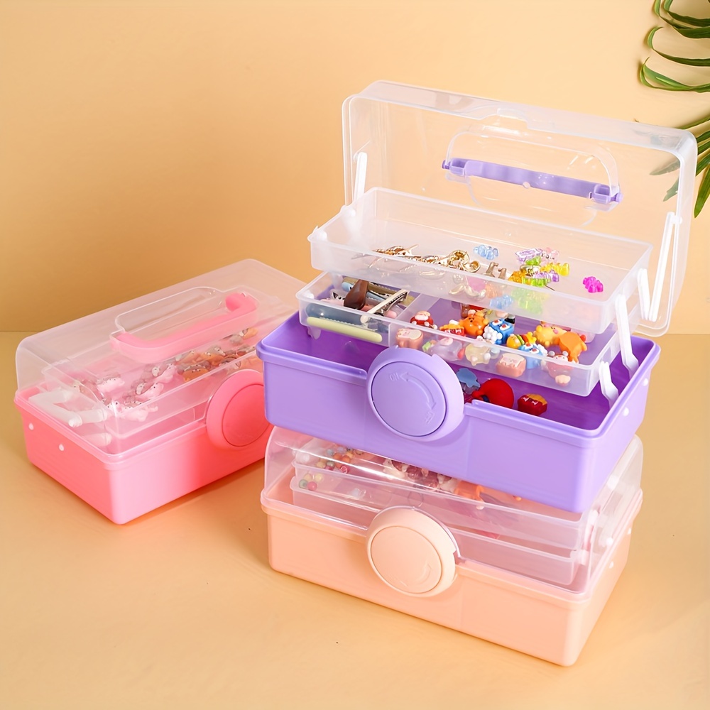 Tool Organizer Box Transparent Electronic Component Organizer