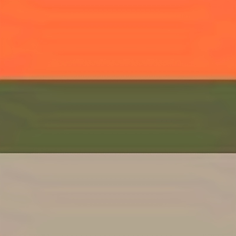 Vintage Triple Ring Buckle Belt Gray Orange Green PU