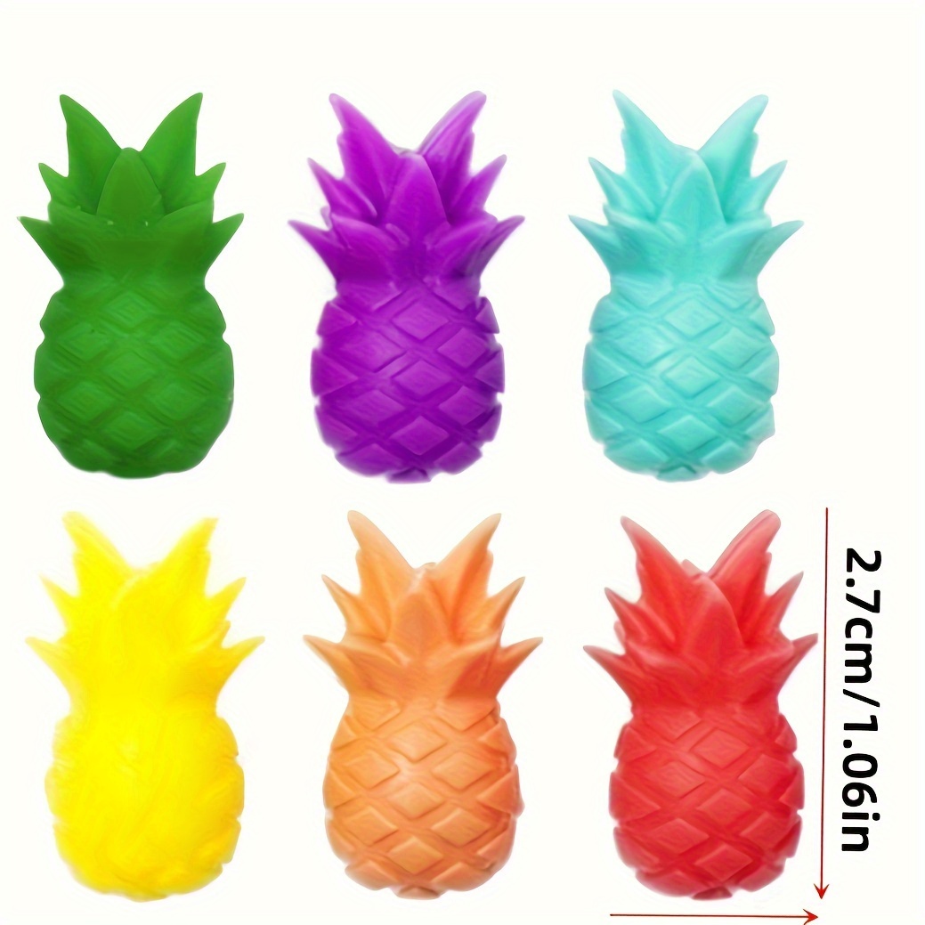 Set Van 6 8 Stuks Kleurrijke Konijn Ananas Tong Mensen Temu