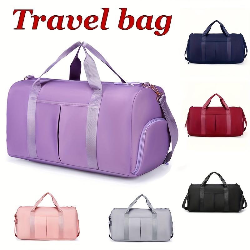 Waterproof Nylon Travel Duffle Bag Sports Fitness Gym Yoga - Temu