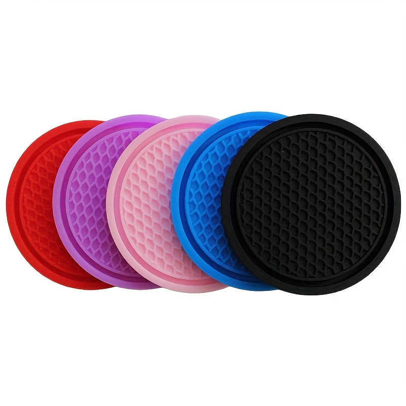 Car Coasters for Cup Holders Silicone Cup Holder Coasters Inserts