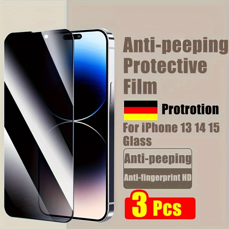 Lot de 3 Films de protection en verre trempé pour iPhone 13 Mini 