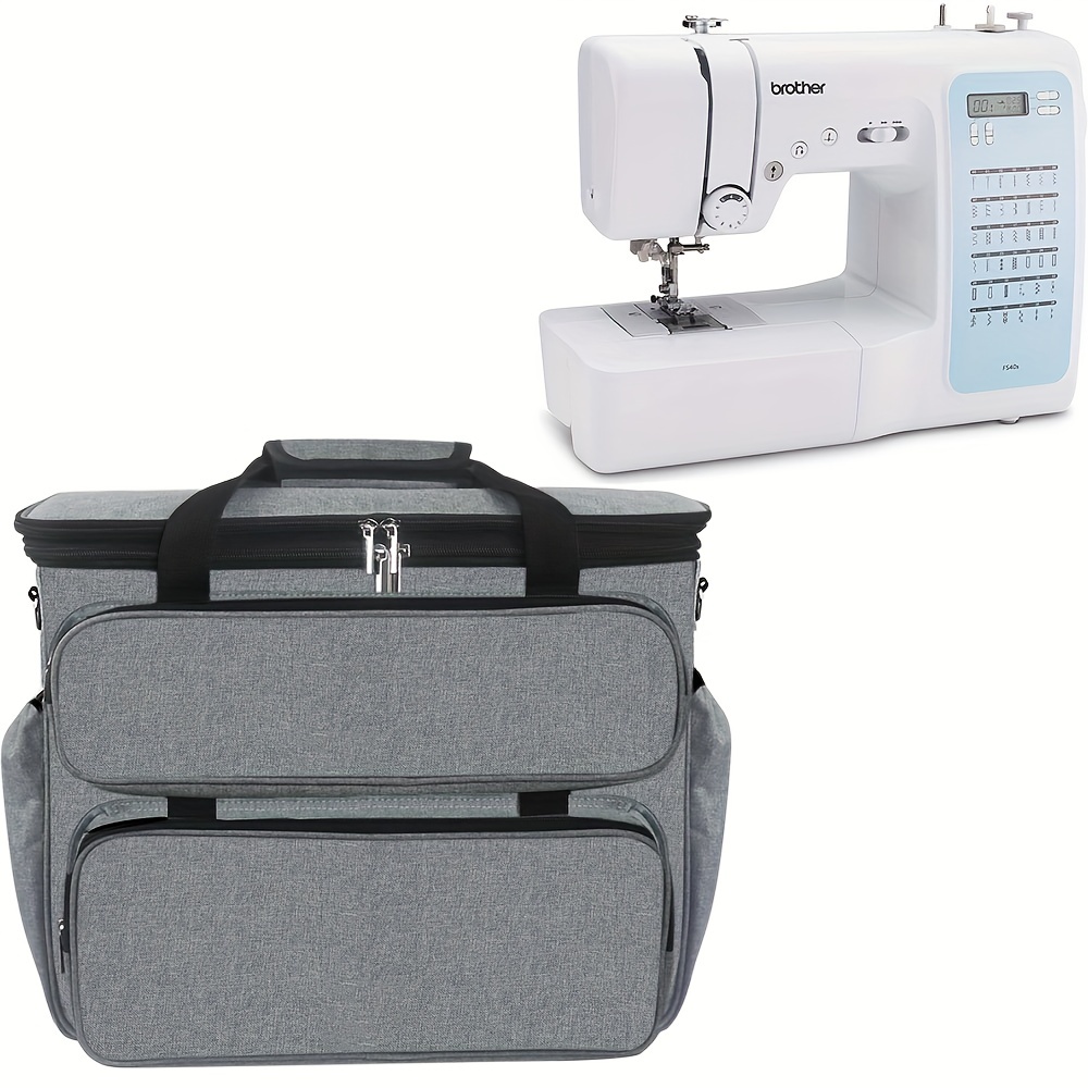 Large Capacity Sewing Machine Bag With Zipper Tote Storage Bag With Pocket  Nylon Carrying Bags For Women Men Traveling