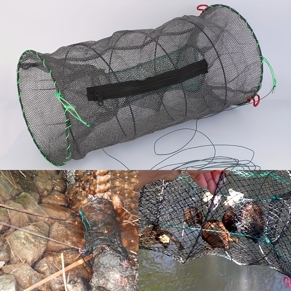Crab Crayfish Lobster Catcher, Pot Trap Fishing Net For Eel, Prawn, Shrimp,  Crab, Lobster, Minnows Crawfish Net 2 Size - Temu United Arab Emirates