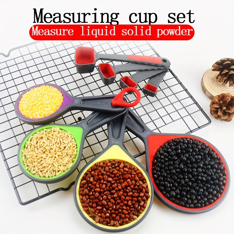 8pcs Foldable Measuring Cups Measuring Spoons Set Portable - Temu