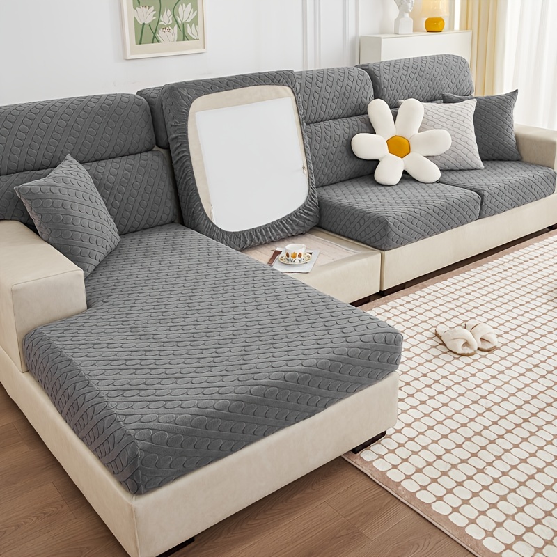 Non slip Stretch Sofa Cover Full Wrap Furniture Protector - Temu