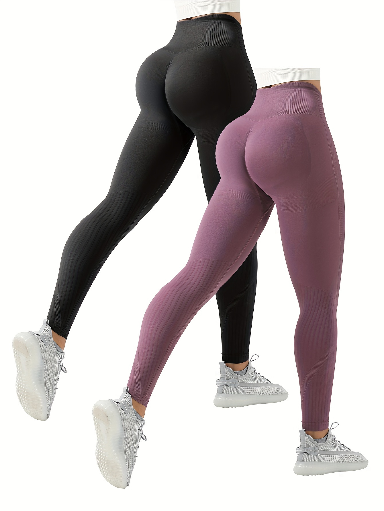Comfort Lady Leggings, High Waist Stretchy Workout Fitness Leggings Yoga  Pants, Women's Activewear 