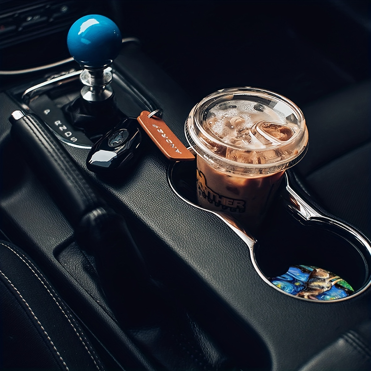 Car cup best sale holder stone coasters