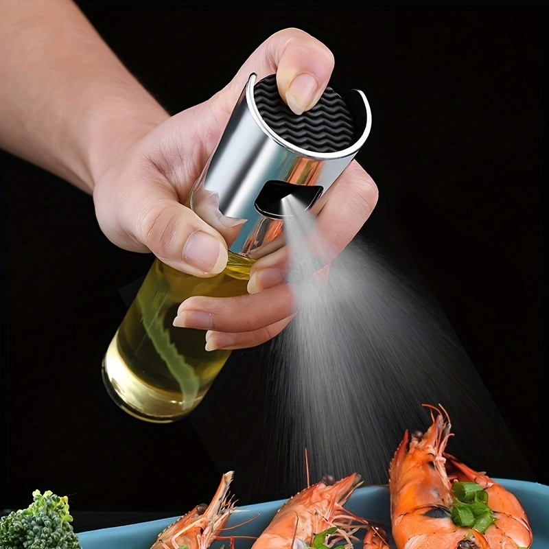 Huile d'olive Spraye - Pulvérisateur d'huile Pulvérisateur Canette d'huile  d'olive Outil de barbecue de cuisine avec acier inoxydable de qualité