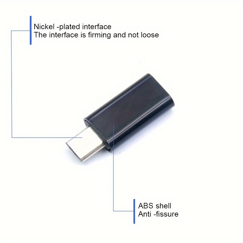 Adaptador con interfaz para USB C a interfaz para iPhone - Temu