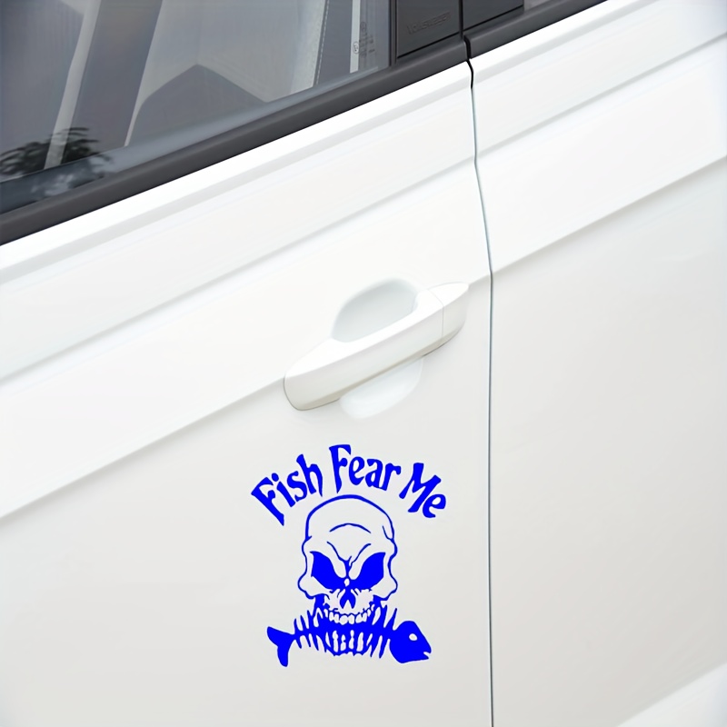 Best Sellers Skull Fish Stickers Fishing Car Stickers - Temu Canada