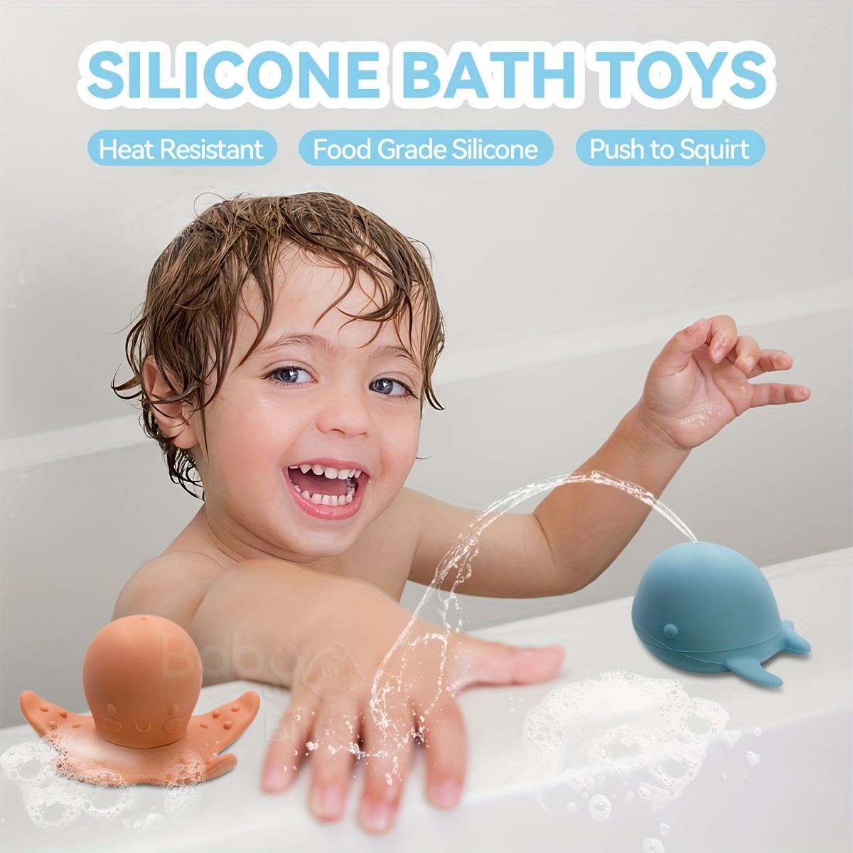 Whale And Dolphin Bath Mat For Tub For Kids Non slip Bath - Temu